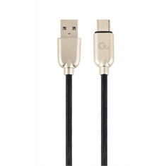 Gembird USB Type-C - USB-A adat- és töltőkábel 2m fekete (CC-USB2R-AMCM-2M) (CC-USB2R-AMCM-2M)