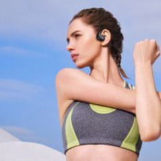 TKG Headset: Dudao U2XS - fekete stereo sport bluetooth headset fülhallgató