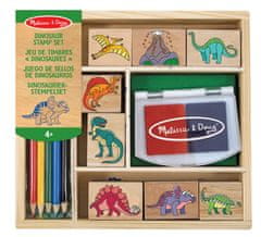 Melissa & Doug Fa pecsétek egy dobozban - Dino