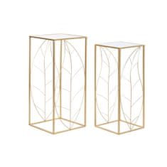 NEW DKD Home Decor Gold 2 db asztal 33 x 33 x 75 cm-es garnitúra