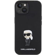 Karl Lagerfeld Silicone Ikonik tok iPhone 15, fekete