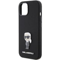 Karl Lagerfeld Silicone Ikonik tok iPhone 15, fekete