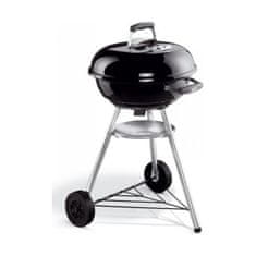 NEW Faszéngrill fedéllel és kerekekkel Weber Compact Black (Ø 47 cm)