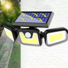 Bolt Mindenkinek Kültéri napelemes fali lámpa 100COB LED-es mozgásérzékelős
