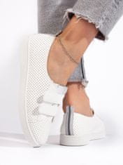 Amiatex Női tornacipő 107849 + Nőin zokni Gatta Calzino Strech, fehér, 38