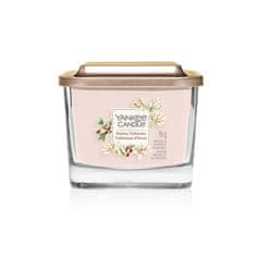 Yankee Candle Négyzet alakú kis illatgyertya Snowy Tuberose 96 g