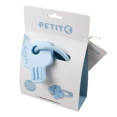 EBI PETIT CLEO Rágóka kölyök és felnőtt kistestű kutyák számára kék kulcscsomó 8x6,5x1cm