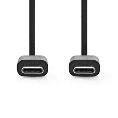 Nedis CCGP60700BK10 USB-C - USB-C kábel 1m fekete (CCGP60700BK10)