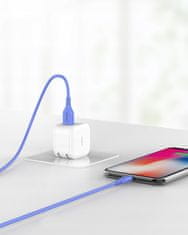 Innostyle Innostyle Jazzy Usb Lightning Mfi Gyors Töltőkábel Iphone Kevlár 2M Kék