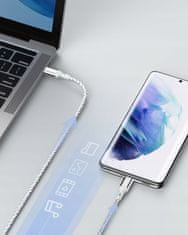 Innostyle Innostyle Powerflex Usb-C Gyors Töltő Kábel Iphone Samsung 3A 60W Kevlár 2M Ezüst