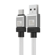 BASEUS CoolPlay USB-A - USB-C kábel 100W 1m fehér (CAKW000602) (CAKW000602)