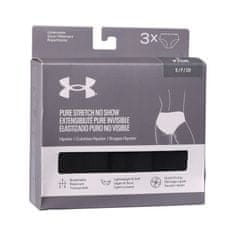 Under Armour 3PACK fekete női alsók (1383895 001) - méret S