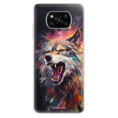 iSaprio Abstract Wolf szilikon tok Xiaomi Poco X3 Pro / X3 NFC