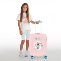 Jada Toys Luxus gyermek ABS utazótáska MINNIE MOUSE Virágos, 55x38x20cm, 34L, 2411721