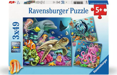 Ravensburger Puzzle Élet a víz alatt 3x49 darab