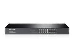 TP-LINK TL-SG1016 16 portos Gigabit switch, 16 Gigabit RJ45 port, 1U 19 hüvelykes acél tokba szerelhető rackbe szerelhető