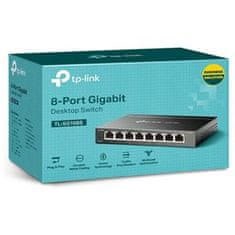 TP-LINK TL-SG108S, 8 portos Gigabit asztali kapcsoló