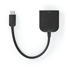 Nedis USB-C -> VGA átalakító kábel 0.2m fekete (CCGP64852BK02) (CCGP64852BK02)