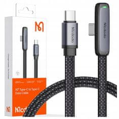 Mcdodo Mcdodo Szögletes Usb-C Kábel Gyors Töltés Usb C Típusú 3A 65W Fekete 1M