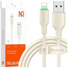 Mcdodo Mcdodo Töltő Usb Villám Gyors Töltőkábel Iphone 1M Led Bézs Színben