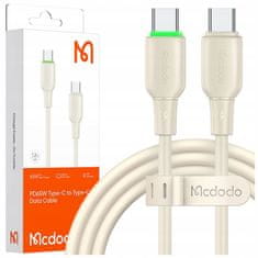 Mcdodo Mcdodo Usb-C Gyors Töltőkábel Samsung Alma Usb Típusú C 65W 1M Led Bézs