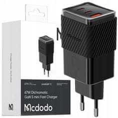 Mcdodo Mcdodo Gan 5 Pro Usb-C Usb-A 67W Gyorstöltő