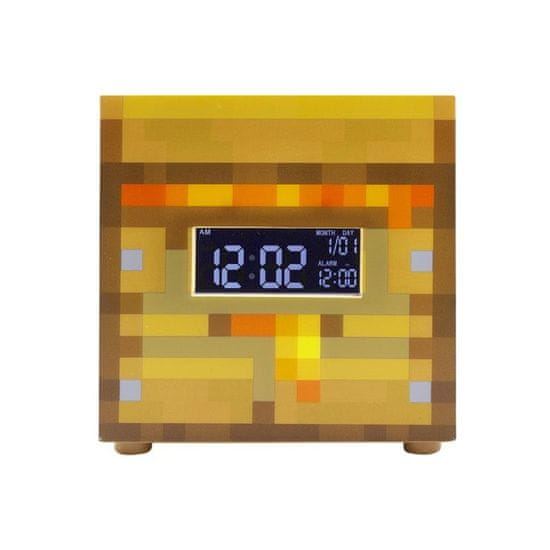 Paladone Minecraft: Bee Hive, 4,33", LED világítás, USB, Vezetékes, Digitális ébresztőóra