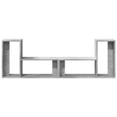 Vidaxl 2 db betonszürke szerelt fa TV-szekrény 75 x 30 x 50 cm 840789