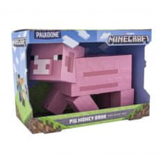 Paladone Minecraft: Pig Money Bank, Műanyag, Rózsaszín, Malac persely