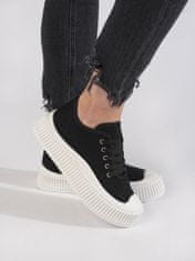 Amiatex Női tornacipő 108046 + Nőin zokni Gatta Calzino Strech, fekete, 38