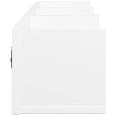 Vidaxl 2 db fehér szerelt fa faliszekrény 75x18x16,5 cm 840430