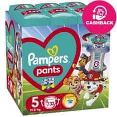 Pampers Active Baby Pants Mancs őrjárat pelenkák 5. méret (12-17 kg) 132 db