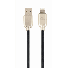 Gembird 8-pin - USB-A adat- és töltőkábel 2m fekete (CC-USB2R-AMLM-2M) (CC-USB2R-AMLM-2M)