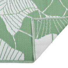 Vidaxl zöld polipropilén kültéri szőnyeg 160 x 230 cm 368583