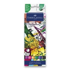 Faber-Castell Goldfaber Aqua Dual Marker Graffiti filctoll készlet, 6 színben