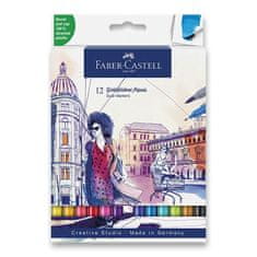 Faber-Castell Goldfaber Aqua Dual Marker készlet, 12 színben