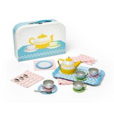 Bigjigs Toys Tea készlet bőröndben