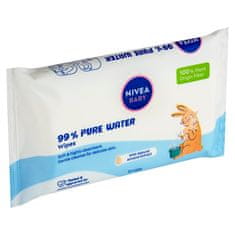 Nivea Baby 99% Pure Water Tisztító törlőkendők 57 db