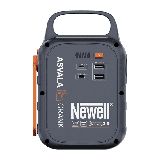 Newell NL3675 Asvala Crank Power Bank 22500mAh - Szürke (NL3675)