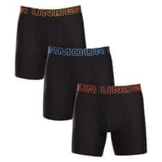 Under Armour 3PACK fekete férfi boxeralsó (1383878 002) - méret M