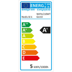 Nedis WIFILC10WTGU10 Intelligens WiFi Intelligens LED Izzó (WIFILC10WTGU10)