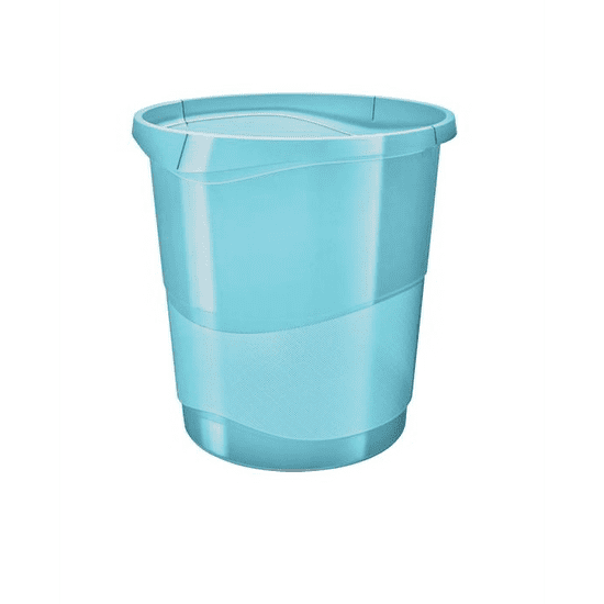 Esselte Colour' Ice 14 literes műanyag papírkosár - Áttetsző kék (626289)