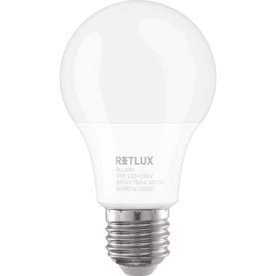 Retlux RLL 449 LED izzó 10W 940lm 3000K E27 - Meleg fehér (RLL 449)