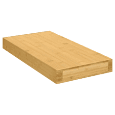 Vidaxl bambusz fali polc 40x20x4 cm (352732)