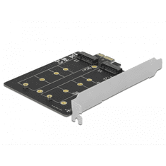 DELOCK 90432 2x M.2 Key B port bővítő PCIe kártya (90432)