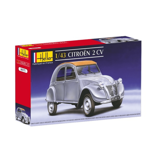 Helluz Citroen 2CV autó műanyag modell (1:43) (MH-80175)