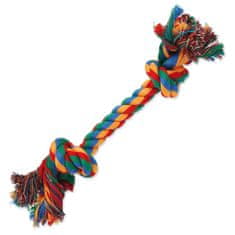 Dog Fantasy Knot DOG FANTASY színes pamut 2 kanóc 25 cm 1 db