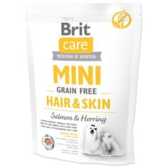 Brit BRIT Care Dog Mini Gabonamentes szőr és bőr 400 g