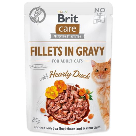 Brit BRIT Care Macskafilé mártásban, kiadós kacsával 85 g