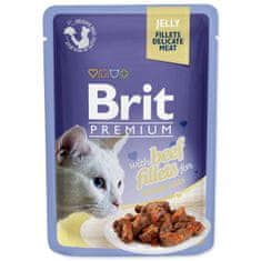 Brit BRIT Prémium macskafilé zselében marhahússal 85 g